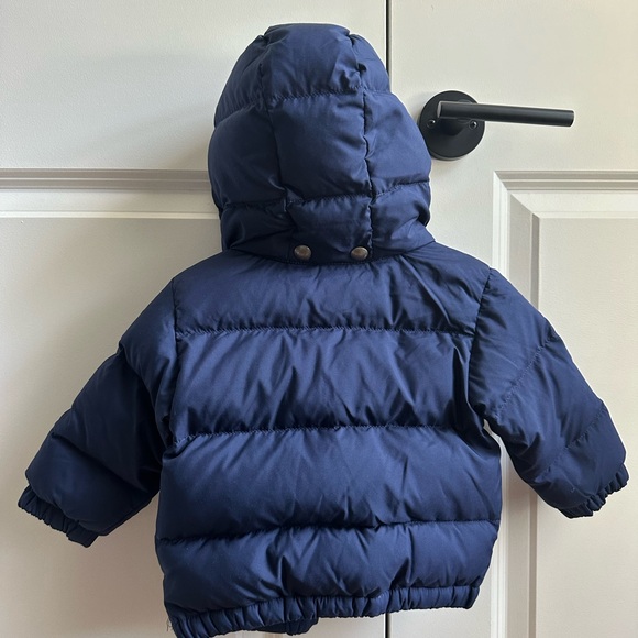 Polo Ralph Lauren Boys Blue Down Puffer Jacket size 12M - Picture 9 of 9